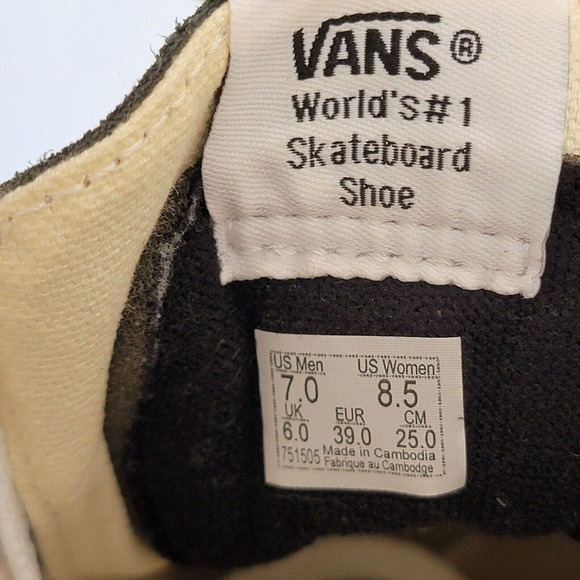 Vans Unisex Sk8 Hi OD Army Green Casual Shoes Sneakers Size M 7 W 8.5 Skate - Picture 12 of 13